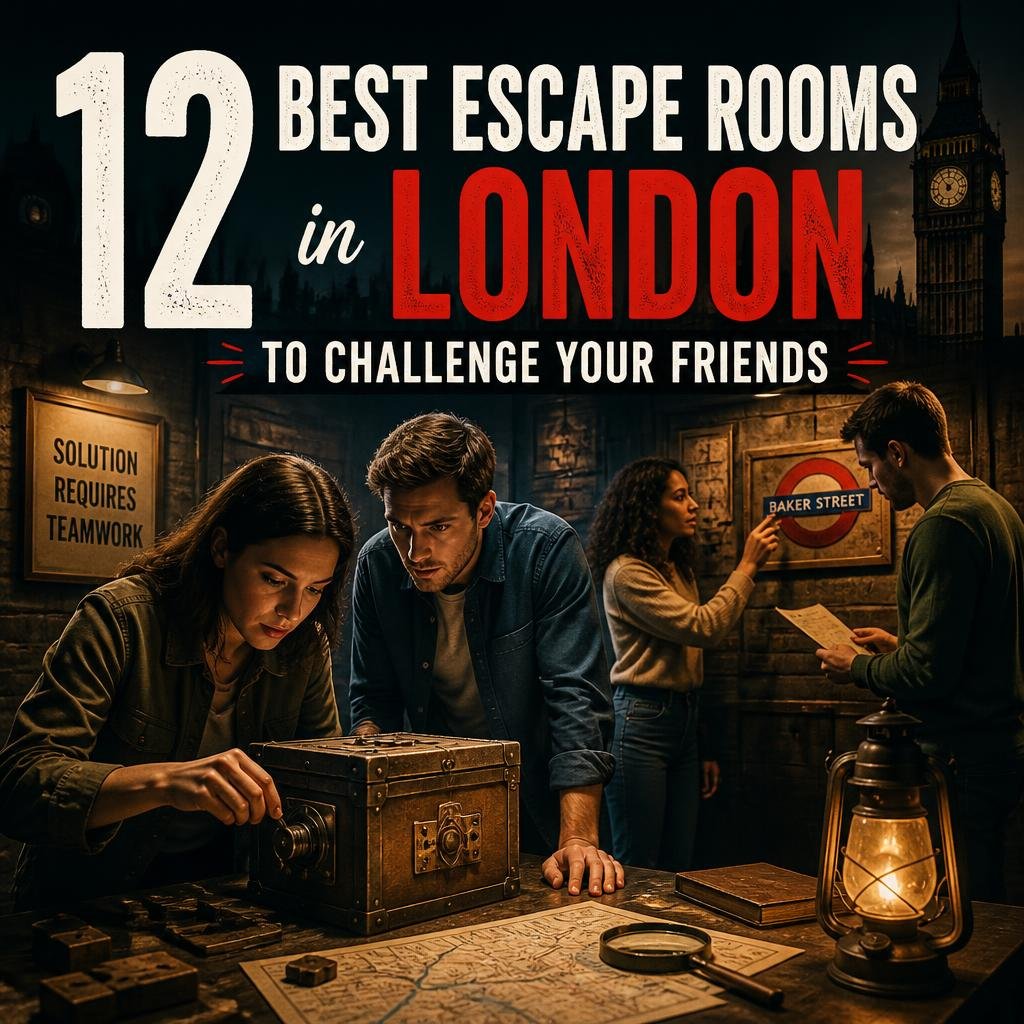 12 Best Escape Rooms in London to Challenge Your Friends