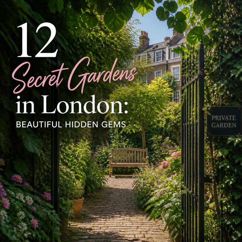 12 Secret Gardens in London Beautiful Hidden Gems