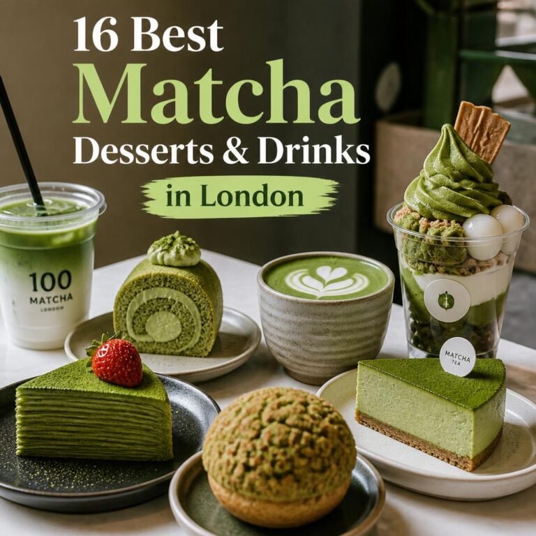 16 Best Matcha Desserts & Drinks in London