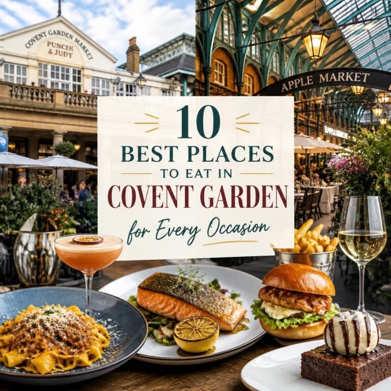 10 Best Places to Eat in Covent Garden
