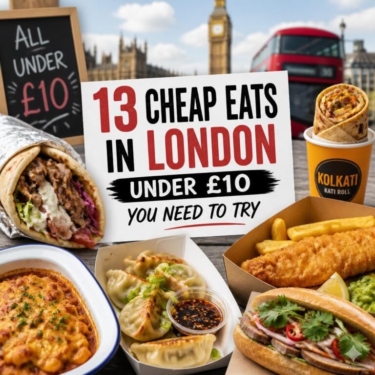 13 Cheap Eats in London Under £10